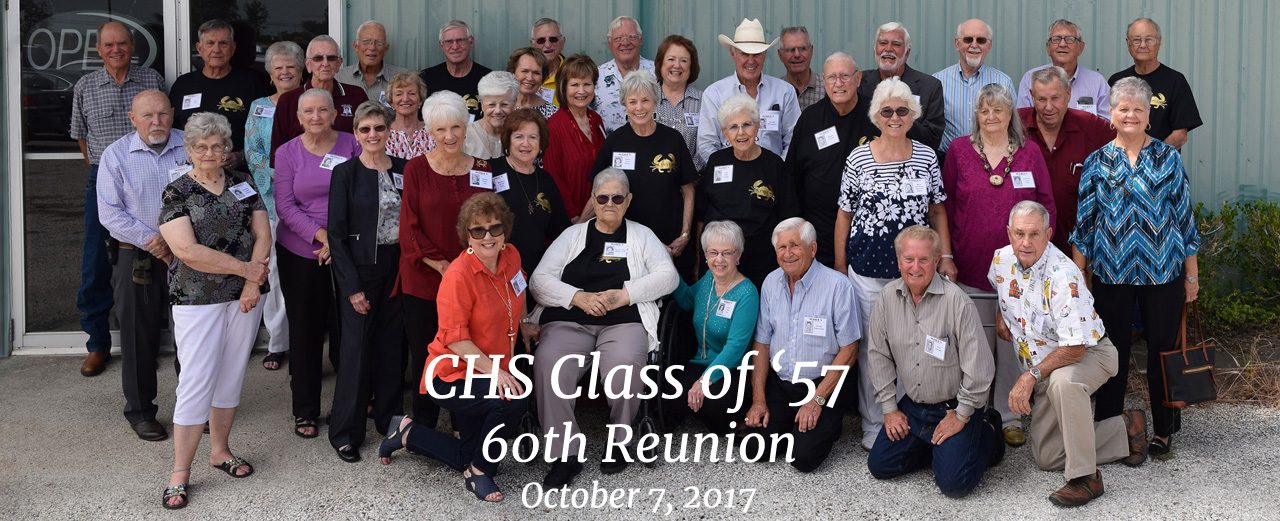 CHS Class of '57 60th Reunion, October 7, 2017